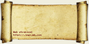 Hana Ognjanović vizit kartica